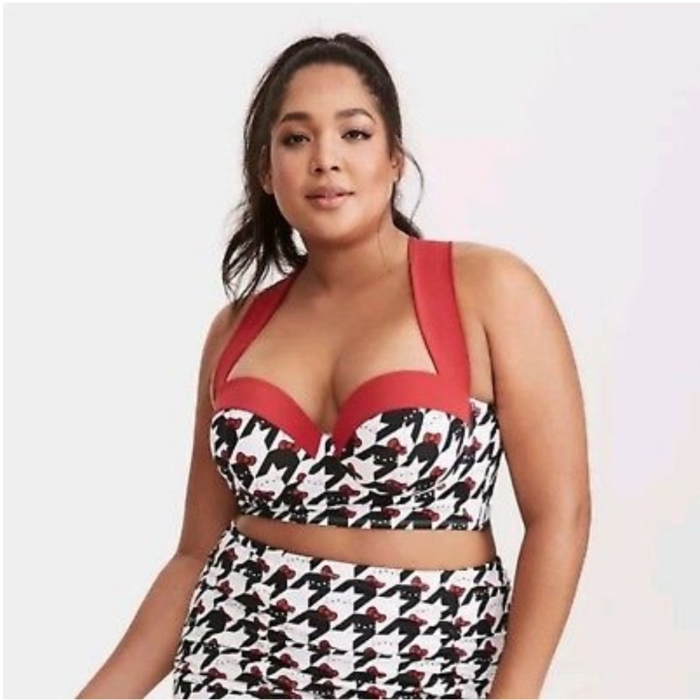 Torrid Hello Kitty gingham bikini top sz 1 NWT 💖 - Picture 3 of 7
